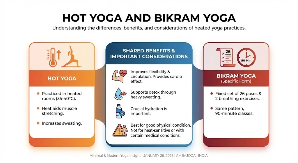 Hot Yoga and Bikram Yoga