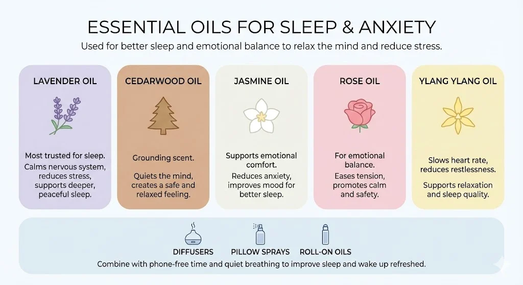 Essential Oils For Sleep & Anxiety