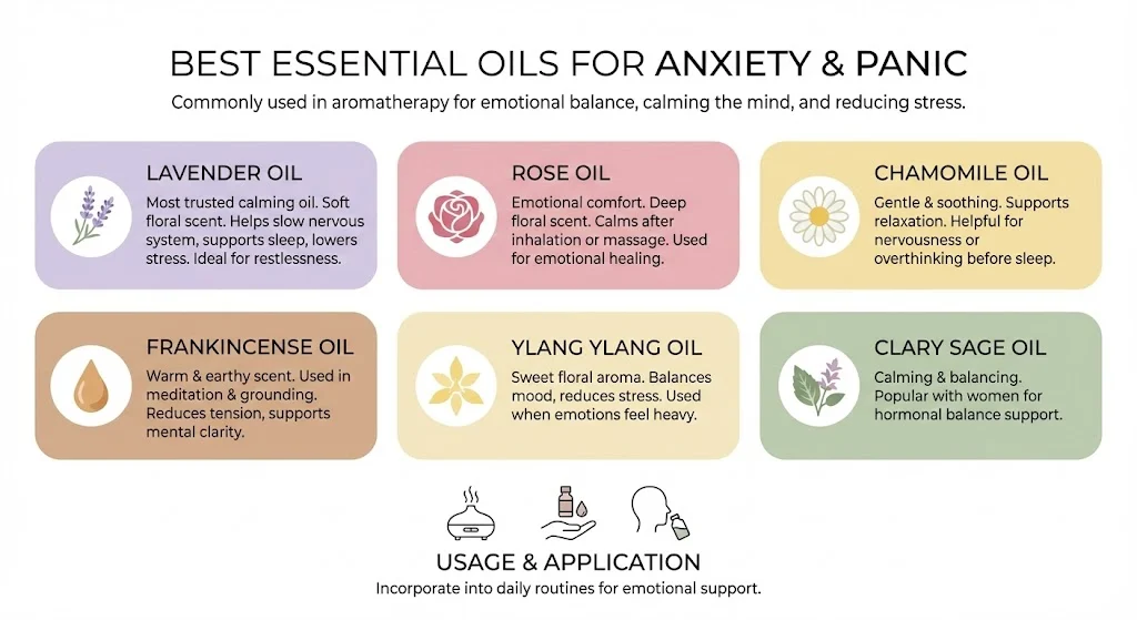 Best Essential Oils For Anxiety & Panic
