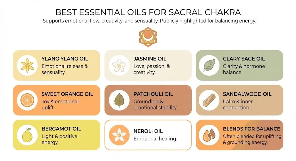 8 Best Essential Oils for Sacral Chakra