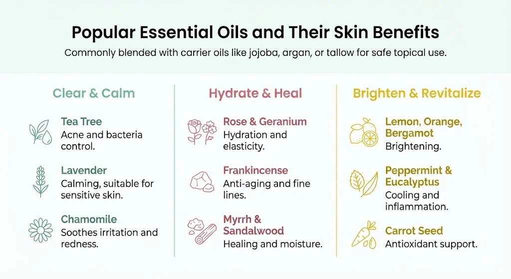 Popular Essential Oils and Their Skin Benefits?