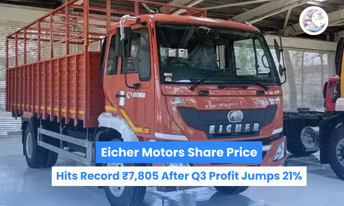 Eicher Motors Share Price: Hits Record ₹7,805 After Q3 Profit Jumps 21%