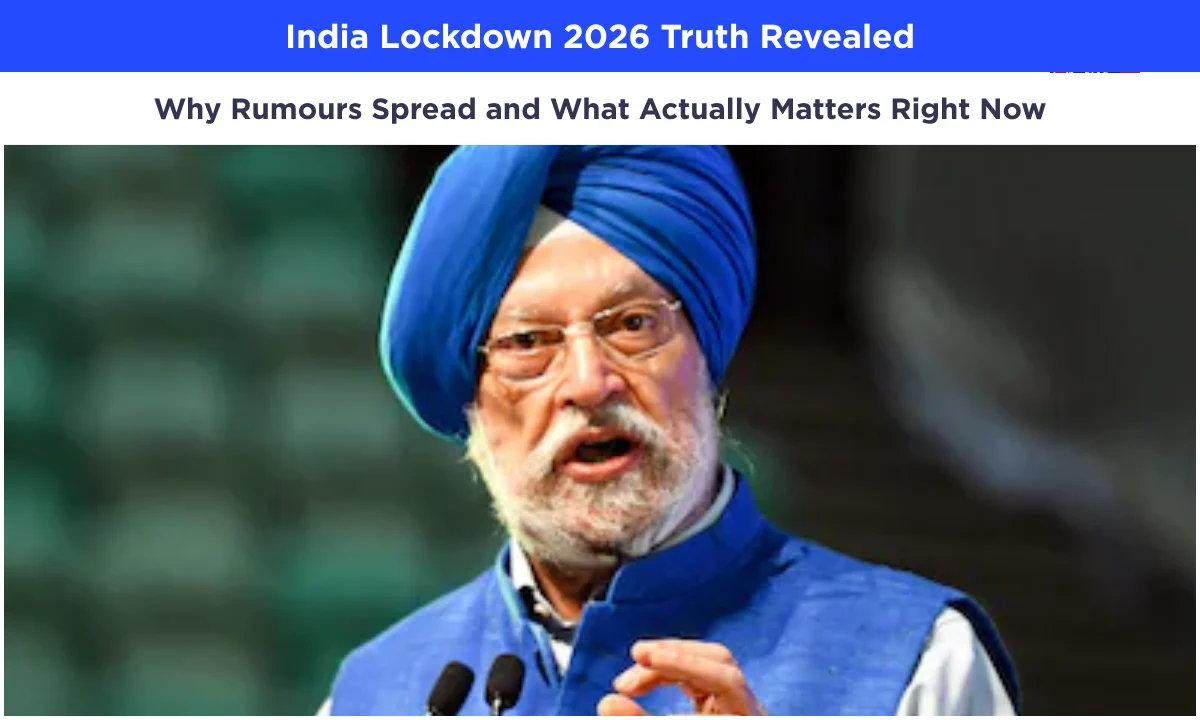 India Lockdown 2026 Truth Revealed: Why Rumours Spread and What Actually Matters Right Now