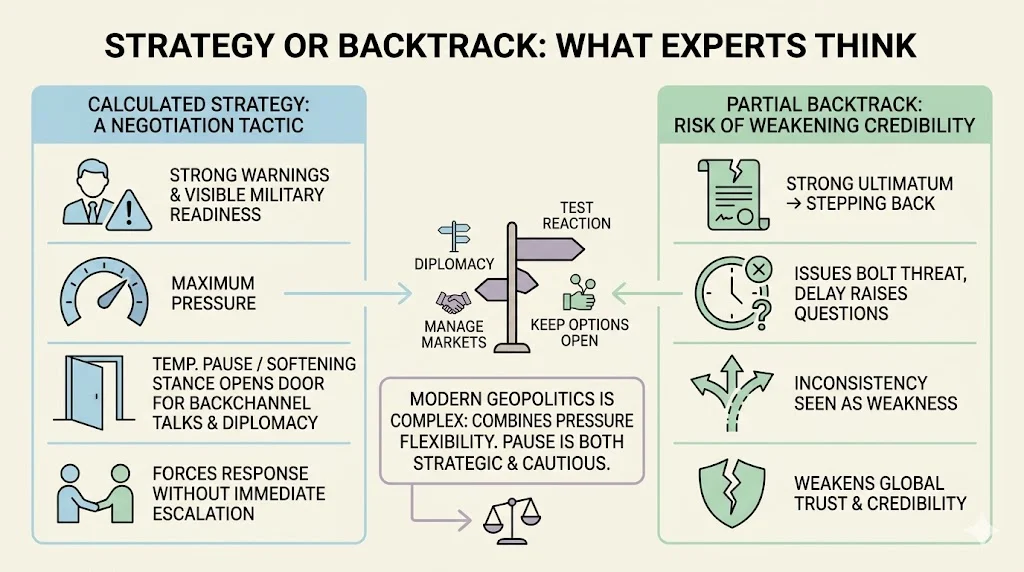 Strategy Or Backtrack: What Experts Think