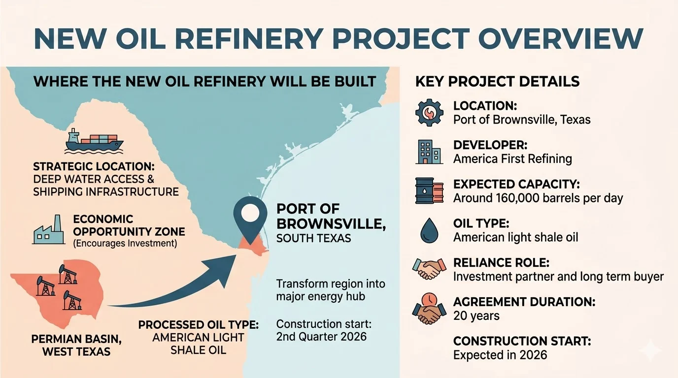 Where The New Oil Refinery Will Be Built? | Image For Representation Purpose
